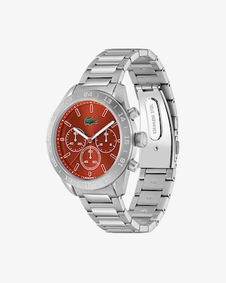Boston Steel Chronograph Watch