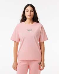 Women's Relaxed Fit Printed Cotton T-Shirt 