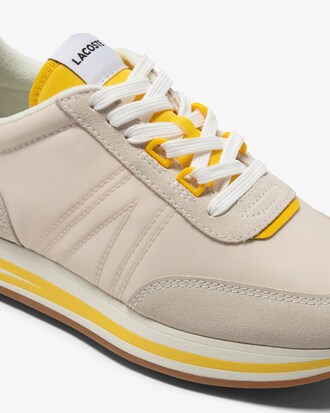 Sneakers de mujer L-Spin en piel y tela