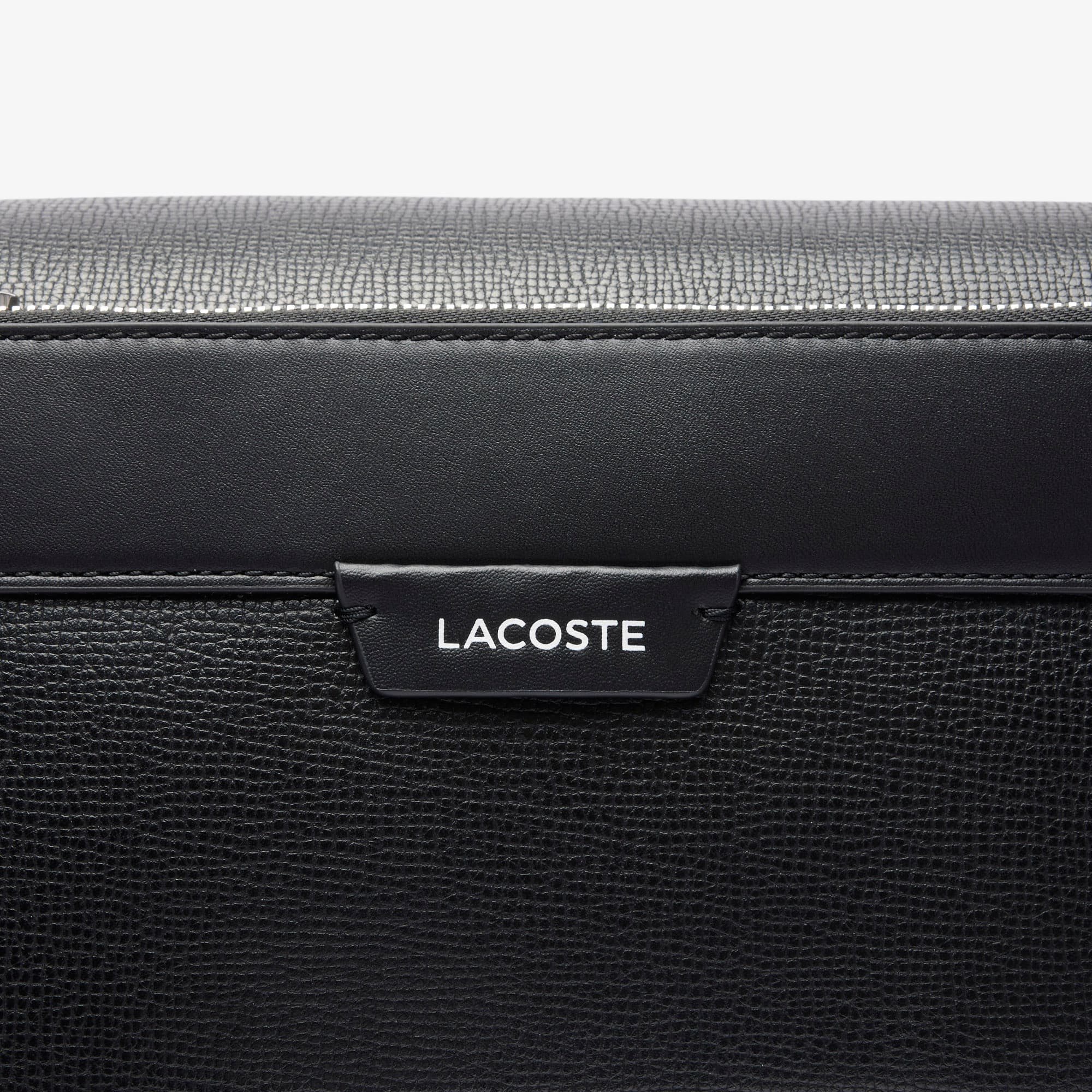 Ossian Flap Close Leather Satchel - Bags - New In 2026 | Lacoste