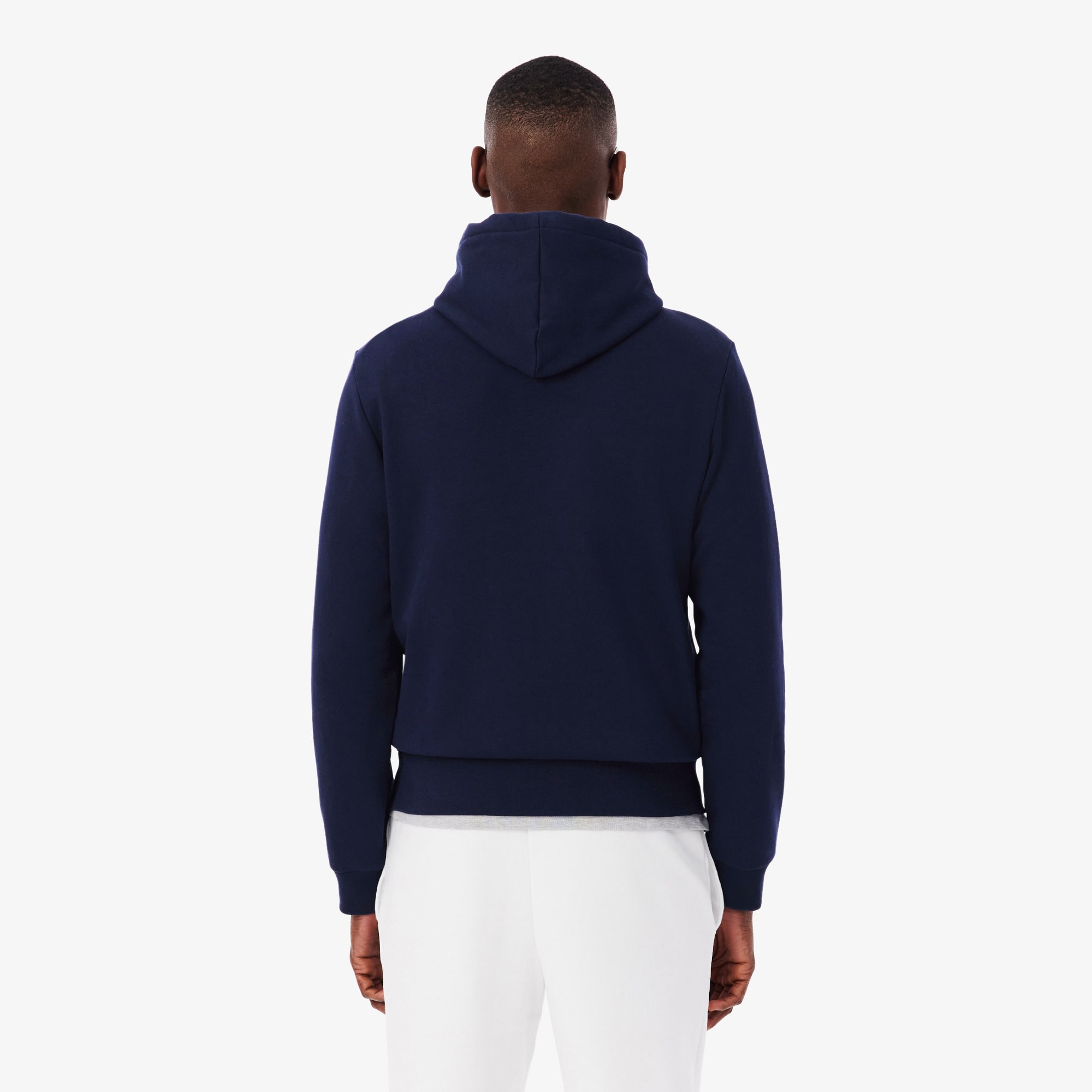 Organic Cotton Kangaroo Pocket Hoodie | Lacoste US | Men's Collection