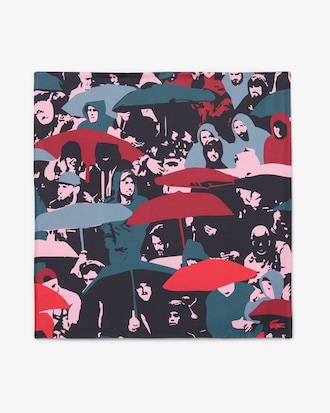 Runway Printed Silk Square