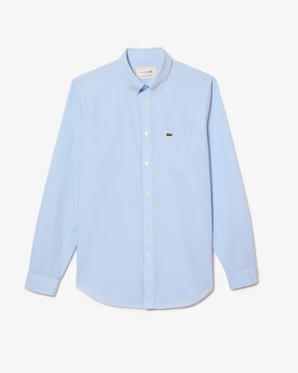 Camisa para hombre regular fit en popelín de algodón