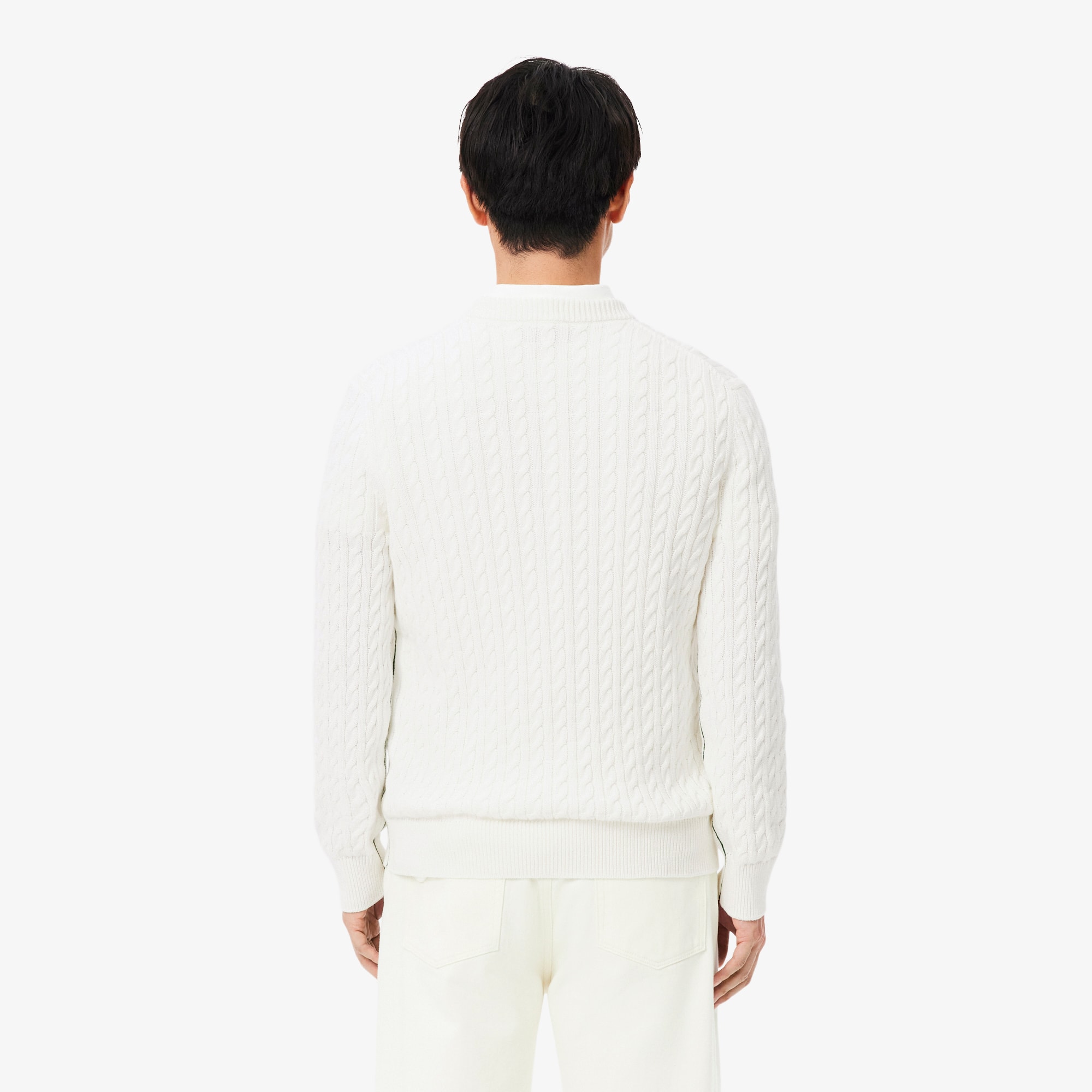 Men's Cable Knit Cotton Sweater - Sweaters & Sweatshirts - New In