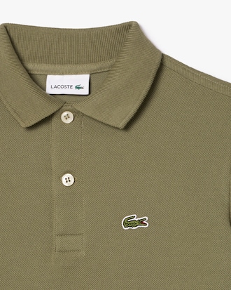 Polo enfant regular fit en petit piqué uni