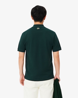 Classic Fit Badge Accent Petit Piqu&eacute; Polo Shirt