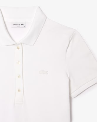 Women's Slim Fit Stretch Mini Piqué Polo Dress
