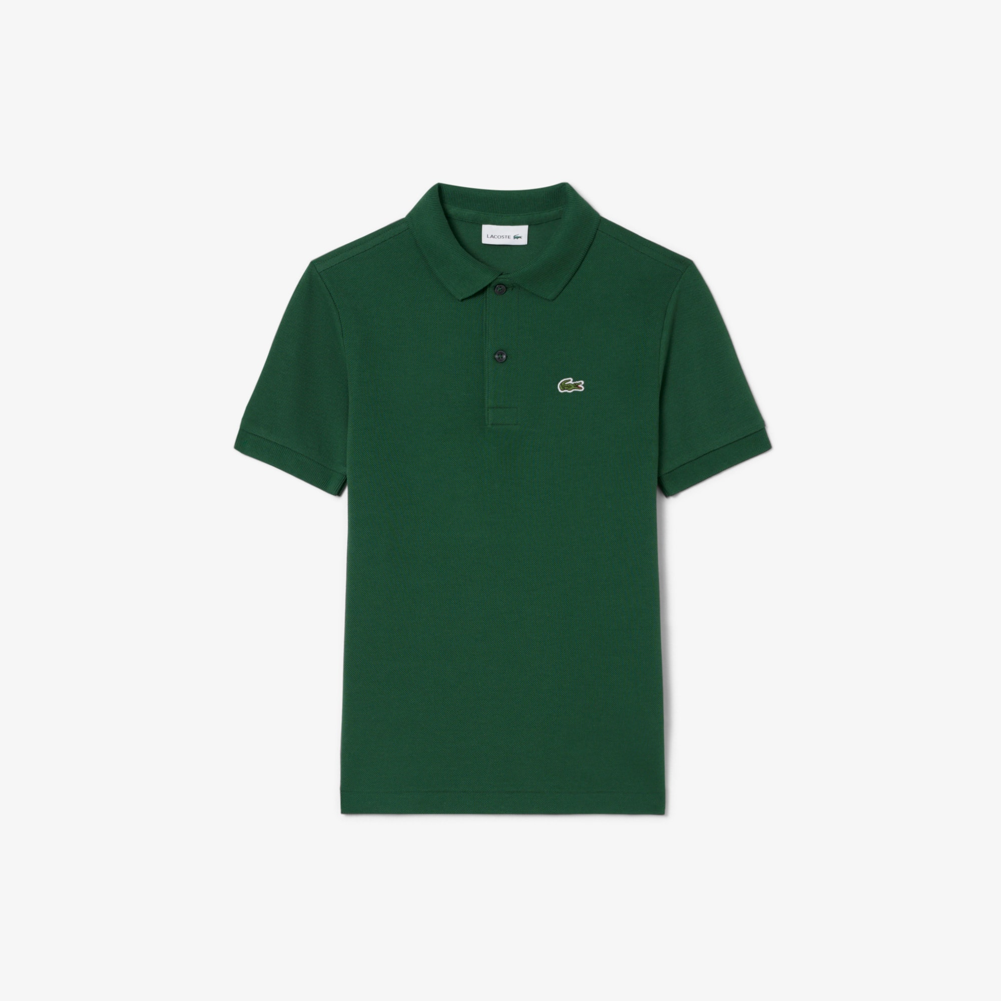 Lacoste Regular-fit Cotton Pima Polo Shir In Green