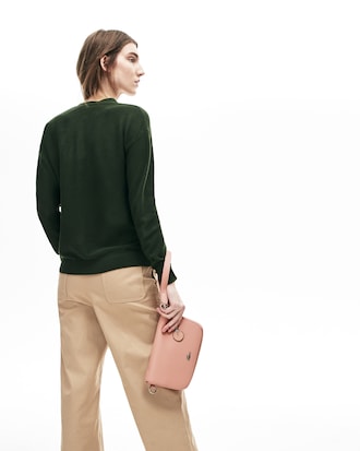 Bolso cruzado Daily Classic de lona piqué recubierta con solapa