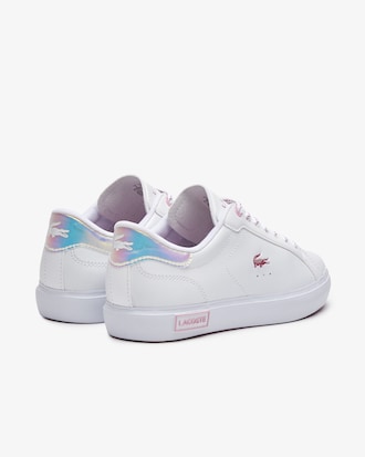 Sneaker Lacoste Powercourt de piel para mujer