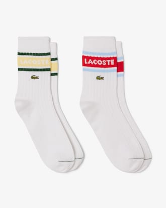 Unisex 2-Pack Ribbed Cotton Socks
