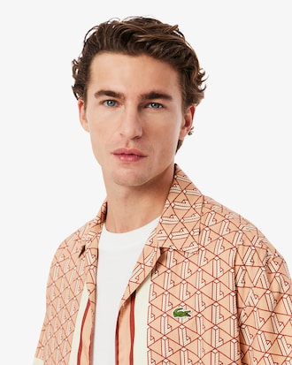Straight Cut Monogram Shirt