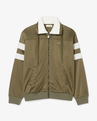 Sudadera Oversize De Sat&eacute;n Con Rayas De Pointelle