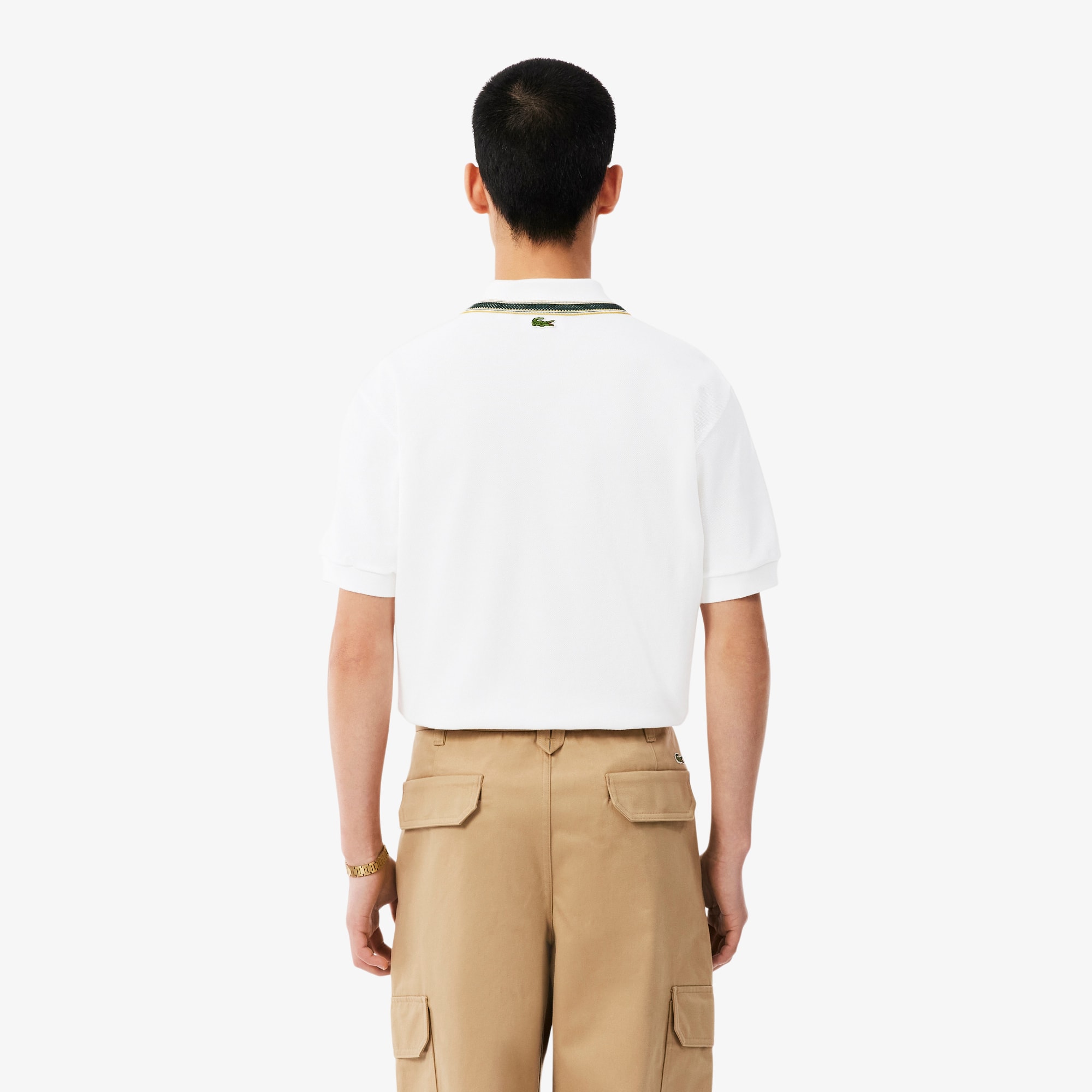 Classic Fit French Made Badge Accent Polo Shirt