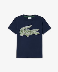 Boys' Crocodile Print Cotton T-Shirt