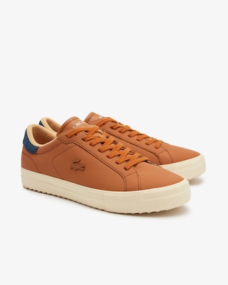 Chaussures outdoor Powercourt Winter homme Lacoste en cuir