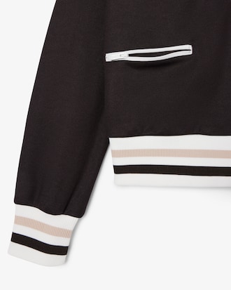 Sudadera Con Cierre  De Rayas