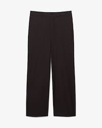 Straight Fit Striped Cotton Suit Pants