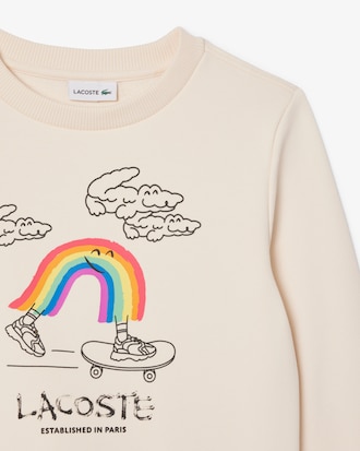 Sudadera polar estampada para ni&ntilde;o