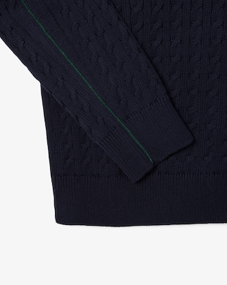 Men's Cable Knit Cotton Sweater