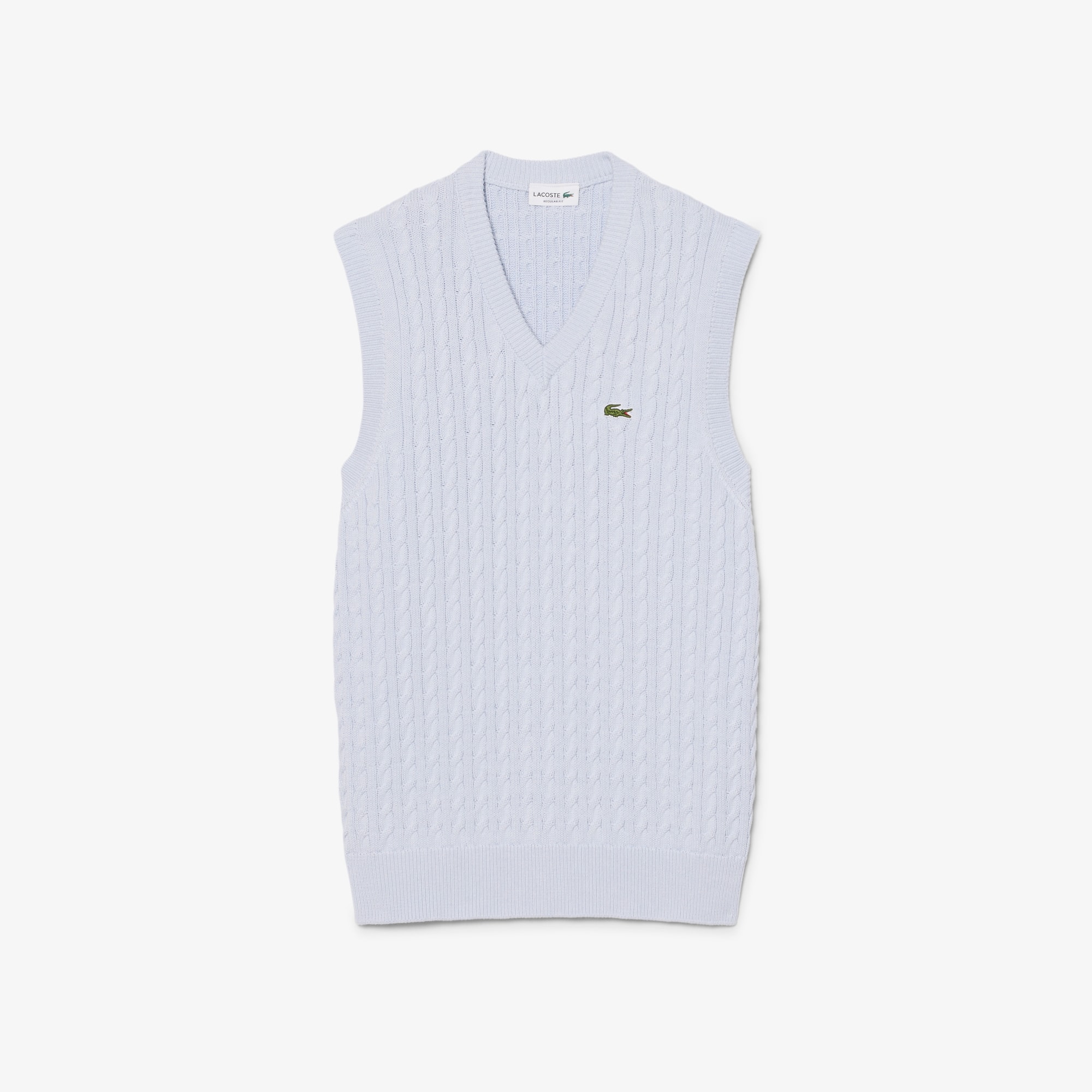 Men's Cable Knit Cotton Sweater Vest