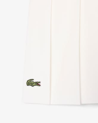 Oxford Cotton Pleated Skirt