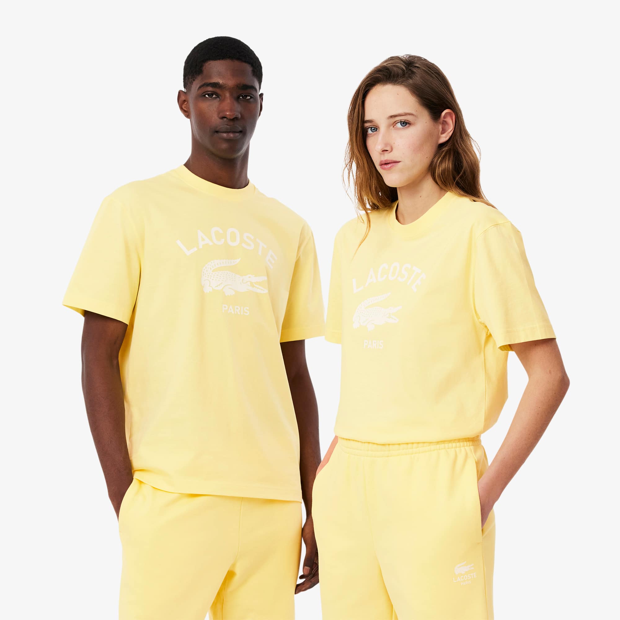 Unisex Signature Print Cotton T-Shirt - T-shirts - New In