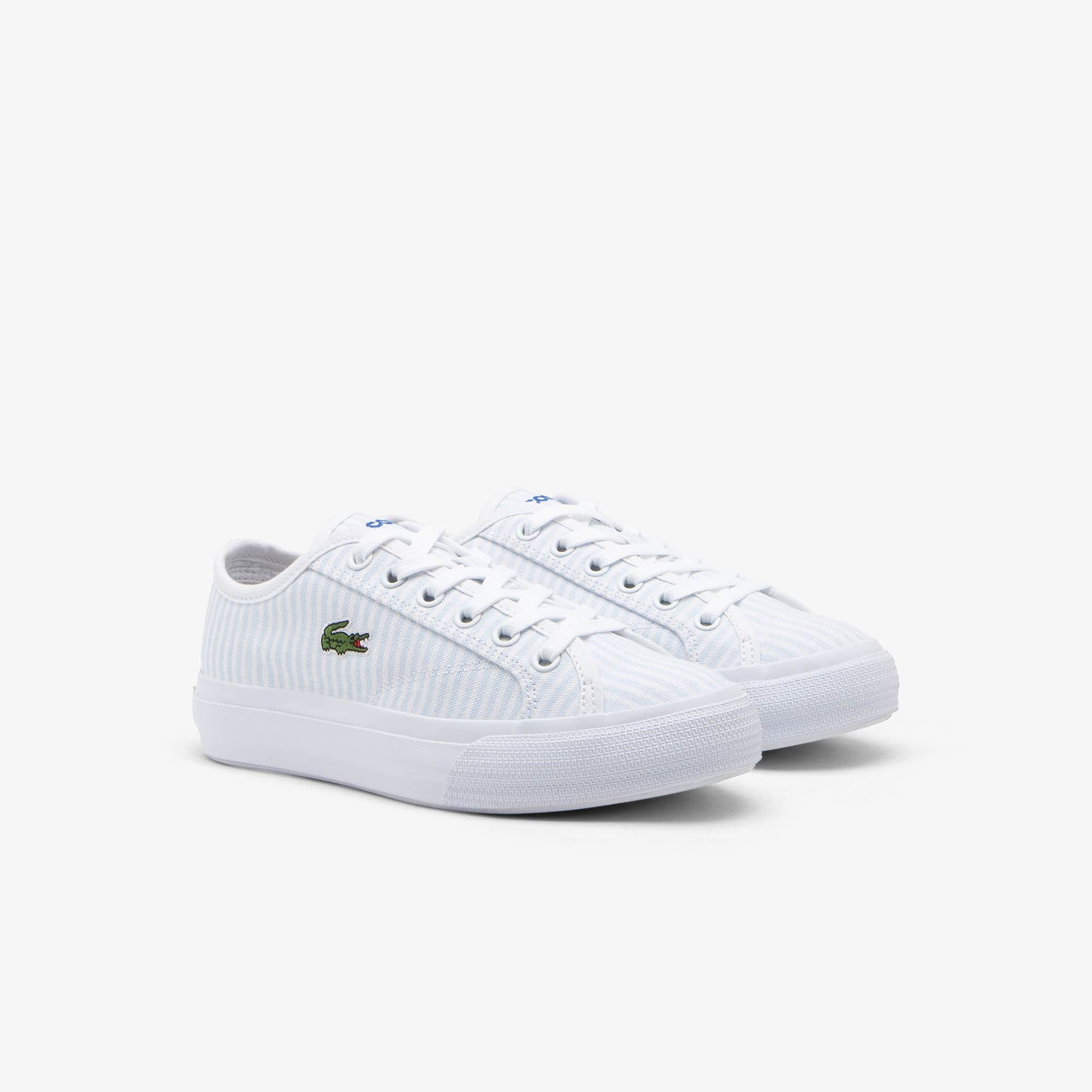 【LACOSTE】 ★ Back Court Sneakers ★ White Juniors' Backcourt Sneakers - Teens Shoes & Accessories