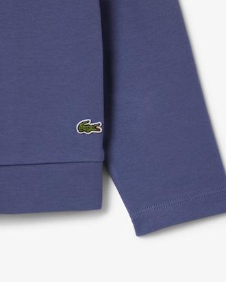 Playera de algod&oacute;n de manga larga con marca para ni&ntilde;o