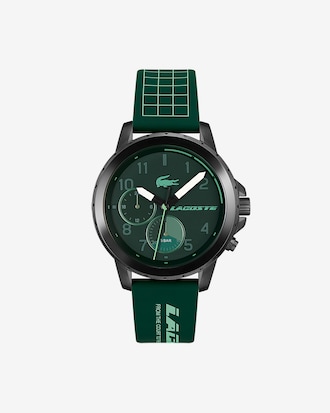 Men&rsquo;s Endurance Multifunctional Green Silicone Watch