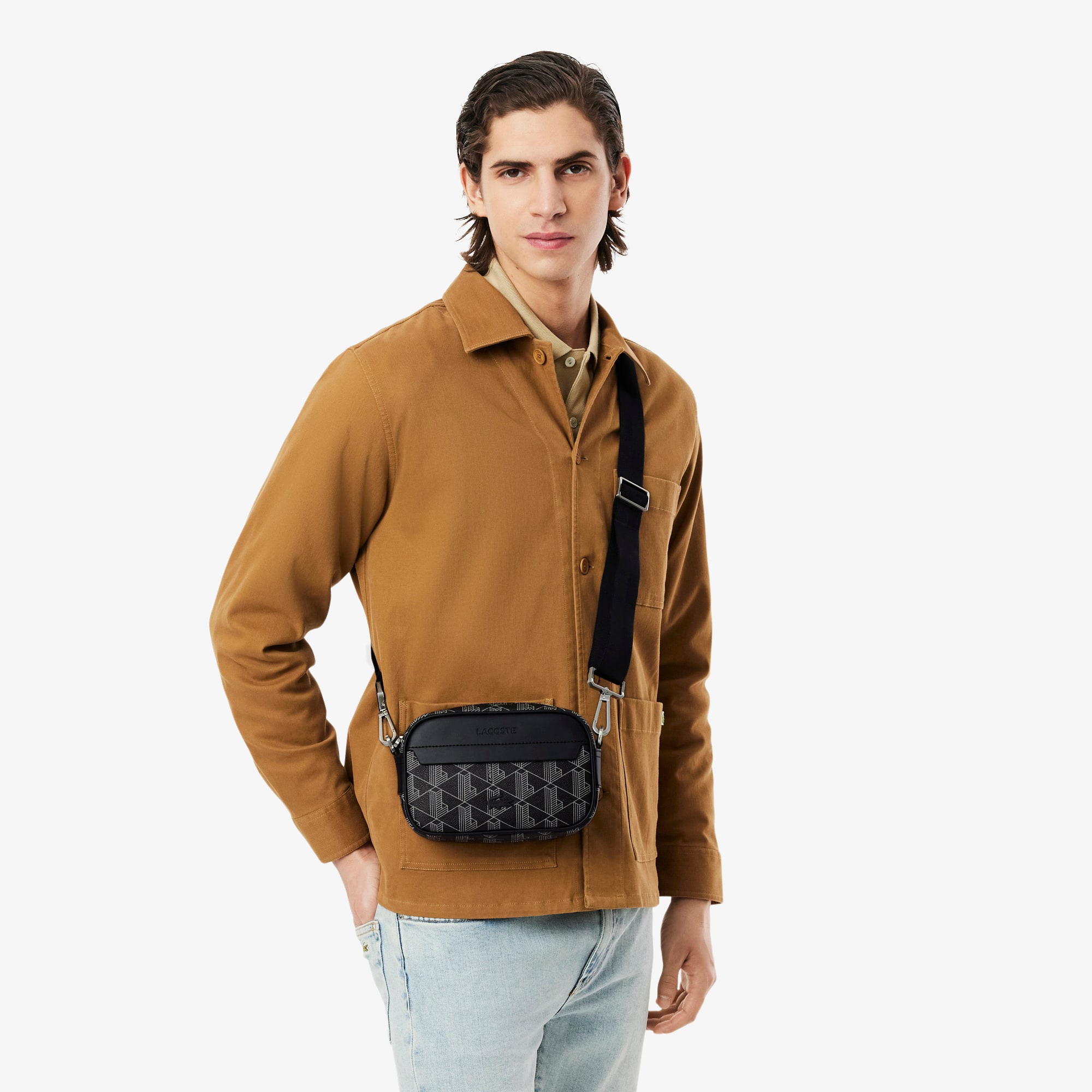 Men's Small The Blend Satchel - Bags - New In 2025 | Lacoste