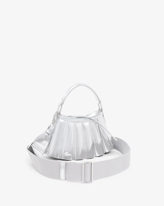 Mini bolsa espejo de cuero Lenglen