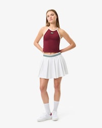 Women's Lined Piqué Tennis Skirt