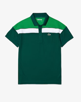 Polo para hombre Lacoste SPORT en piqu&eacute; termorregulador de corte regular