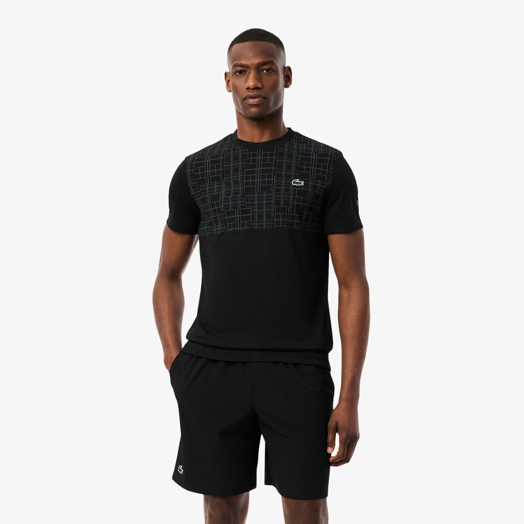 Lacoste Men's  Tennis X Novak Djokovic Shorts - S - 3 In Black