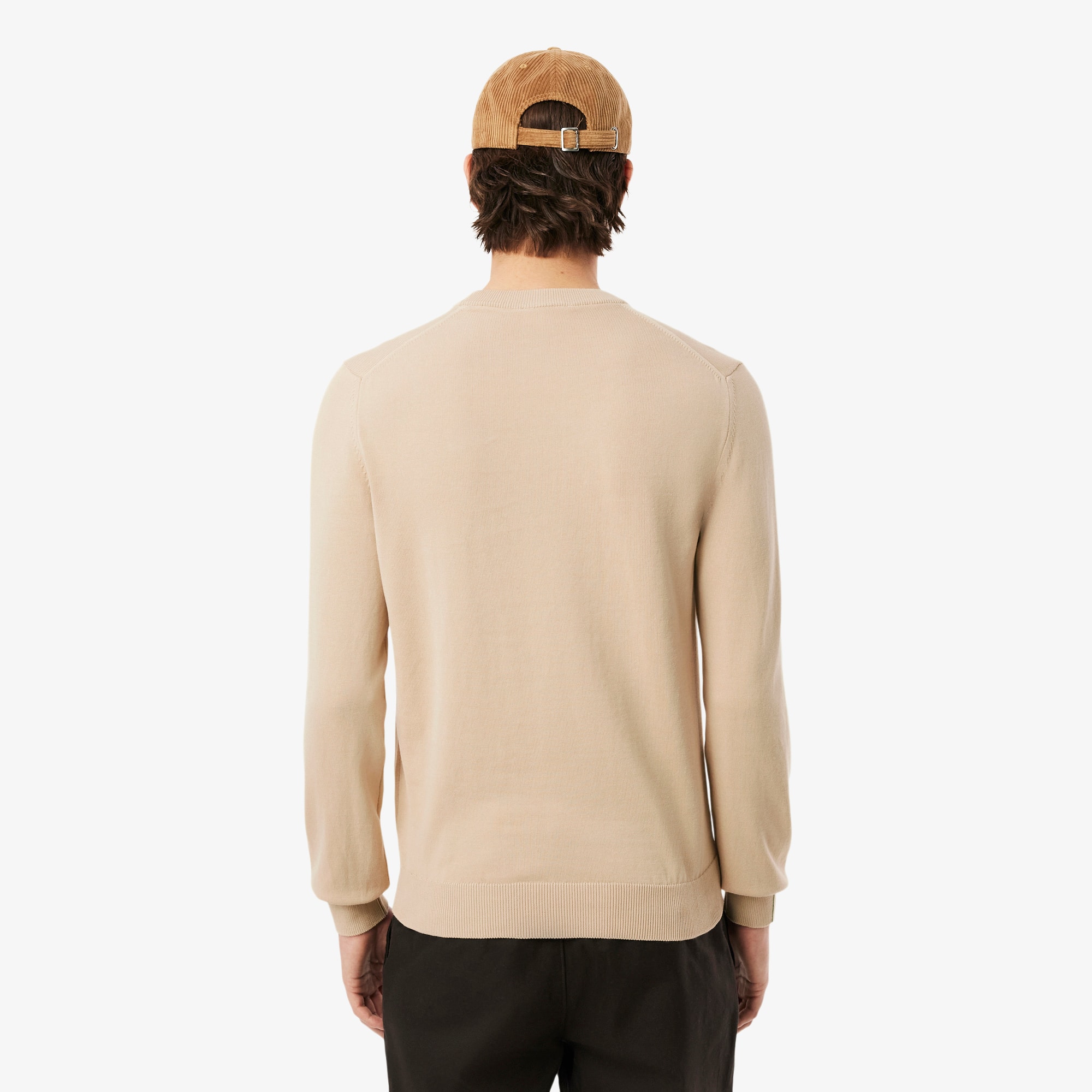 Men's Crew Neck Cotton Sweater - Sweaters & Sweatshirts