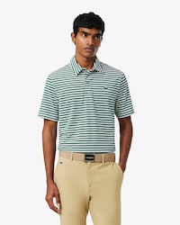 Regular Fit Ultra Dry Striped Golf Polo
