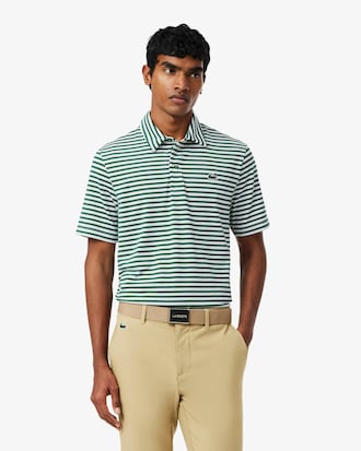 Regular Fit Ultra Dry Striped Golf Polo