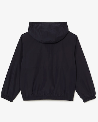 Kids' Zip-Up Colorblock Hooded Jacket