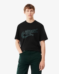 Playera de Algod&oacute;n Estampada de Corte Cl&aacute;sico