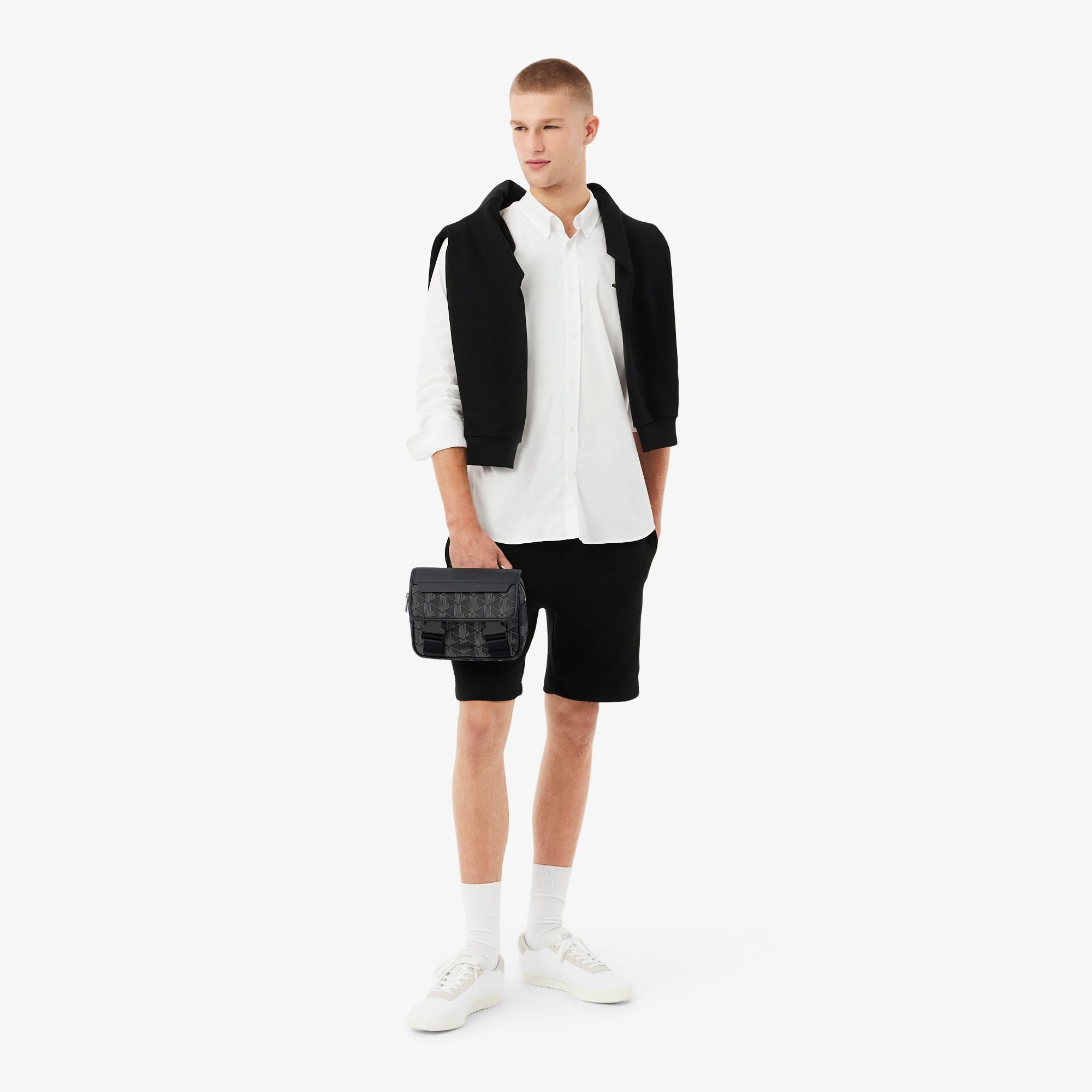 Men's The Blend Clip Flap Satchel - Bags - New In 2026 | Lacoste