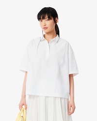 Polo Oversized De Tejido T&eacute;cnico Para Mujer