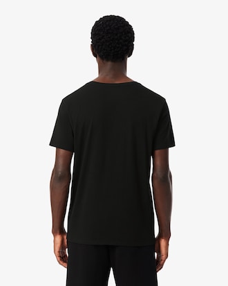 Playera De Punto A Rayas De Corte Cl&aacute;sico Para Hombre