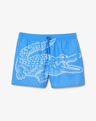 Men’s Crocodile Print Swim Trunks