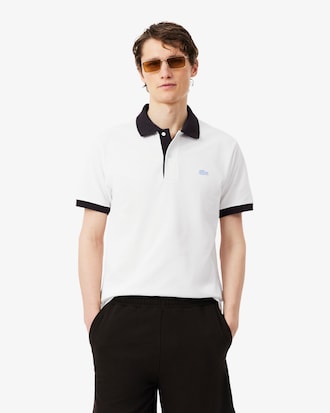 Classic Fit Contrast Rib Polo