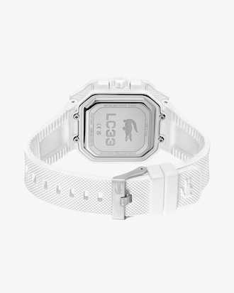 LC33 Analog and Digital Square Silicone Watch