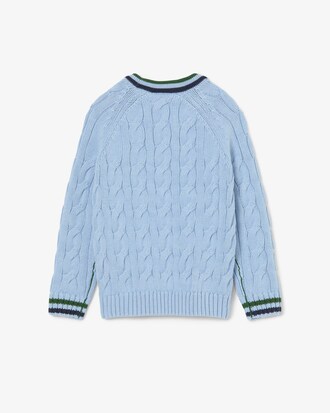 Boys' Cotton & Wool Crew Neck Sweater