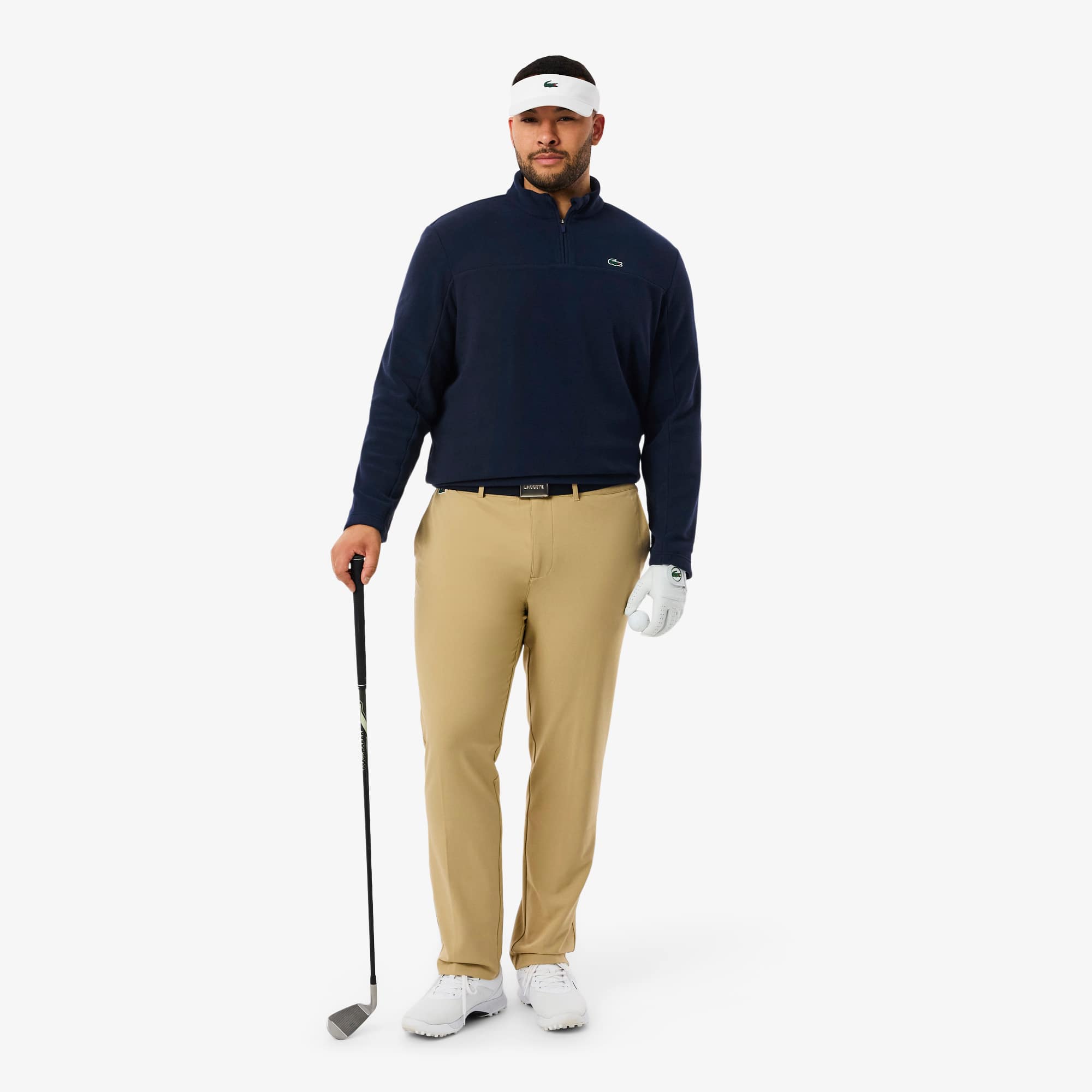 Men's Polar Fleece Quarter-Zip Golf Top - Sweaters & Sweatshirts