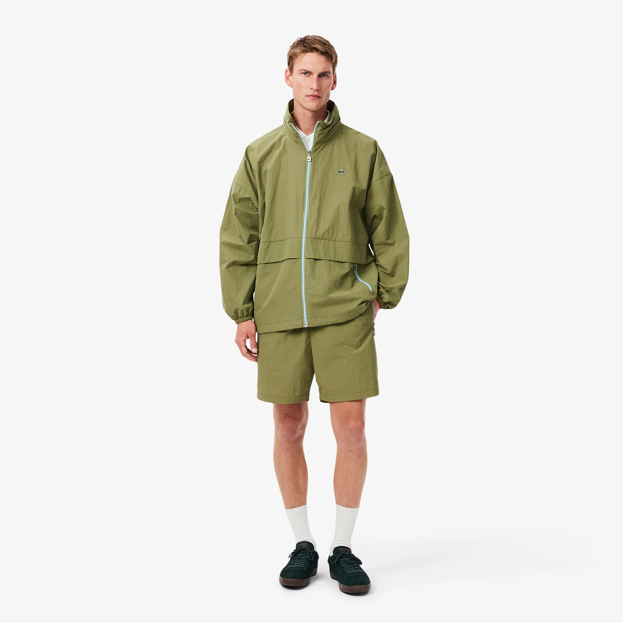 LACOSTE ブルゾン ウェア Men's Relaxed Fit Zip-Up Pocket Shorts - Shorts & Swim - New