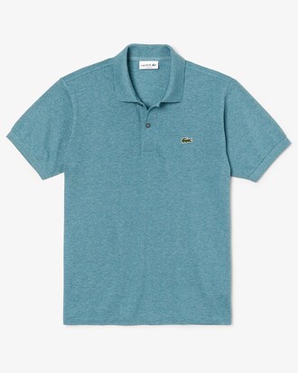 Polo L12.12 en coton petit piqué chiné